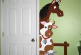 Farm theme Wall Mural Barnyard Doorhugger Paint by Number Wall Mural