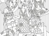 Fashion Barbie Coloring Pages Fashion Coloring Page