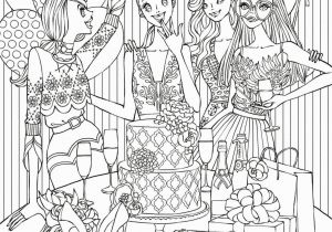 Fashion Barbie Coloring Pages Fashion Coloring Page