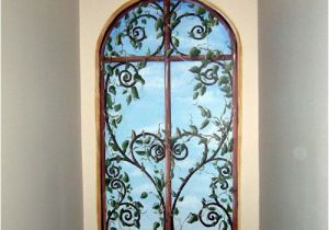 Faux Window Wall Murals Thinking Of Doing something Like This In A Niche In My
