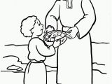 Feeding Of the 5000 Coloring Page Coloring Jesus Feeding the 5000 Coloring Home