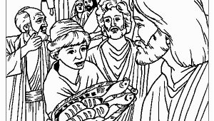 Feeding Of the 5000 Coloring Page Feeding the 5000 Coloring Page