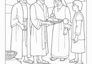 Feeding Of the Five Thousand Coloring Page Lesson 5 Jesus Christ Showed Us How to Love Others