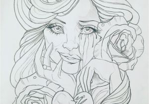 Female Tattoo Coloring Pages Pin On Tattoos