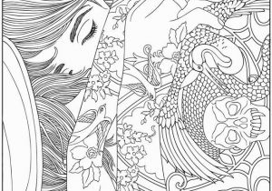 Female Tattoo Coloring Pages Wel E to Dover Publications Body Art Tattoo Designs