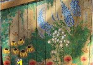 Fence Mural Stencils 41 Best Garden Fence Art Images In 2019