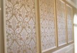 Fence Mural Stencils Classic Damask Stencil In 2019 Wall & Furniture Stencils