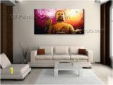 Feng Shui Wall Murals Wall Art Feng Shui original Abstract Buddha Oil Painting Zen