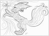Fennec Fox Coloring Page Fennec Fox Doodle Foxes Adult Coloring Pages