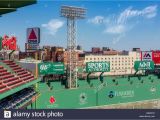 Fenway Park Green Monster Wall Mural Green Monster Stockfotos & Green Monster Bilder Alamy