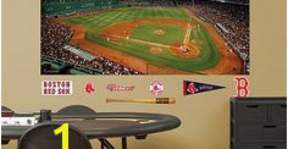 Fenway Park Wall Mural 11 Best Red sox Room Images