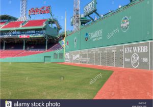 Fenway Park Wall Mural Green Monster Stock S & Green Monster Stock Alamy