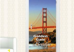 Ferris Wheel Wall Mural Graz Design Golden Gate Bridge Door Sticker In 2019