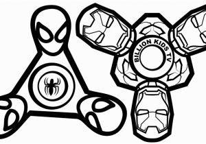 Fidget Spinner Coloring Page 3771 Spiderman Free Clipart 28