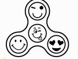 Fidget Spinner Coloring Page 9213 Emoji Free Clipart 49