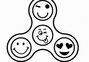 Fidget Spinner Coloring Page 9213 Emoji Free Clipart 49