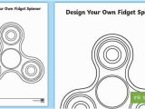 Fidget Spinner Coloring Pages to Print Design Your Own Fid Spinner Worksheet Activity Sheet