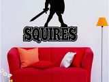 Field Hockey Wall Murals Amazon Squires Wall Sticker Knight Vinyl Decal