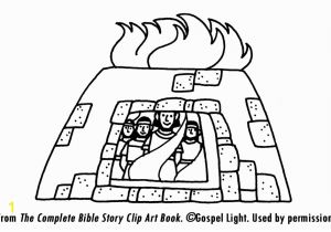 Fiery Furnace Coloring Page Print Fiery Furnace Teaching Resources