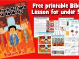 Fiery Furnace Coloring Page Print Shadrach Meshach and Abednego Preschool Bible Lesson