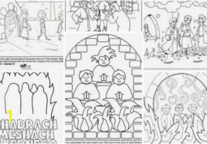 Fiery Furnace Coloring Page the Fiery Furnace Painting Sundayschoolist