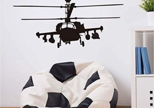 Fighter Jet Wall Mural Behang Gereedschap Access Army Helicopter Art