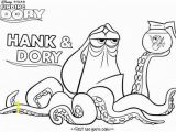 Finding Dory Characters Coloring Pages Print Out Cartoon Finding Dory Hank Coloring Page for Kidsee