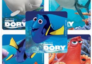 Finding Dory Wall Mural 30 Finding Dory Stickers 2 5" X 2 5" Each