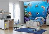 Finding Dory Wall Mural 368x254cm Girls Room Blue Decor Wall Mural Wallpaper Disney