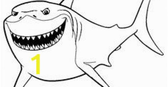 Finding Nemo Bruce Coloring Pages 35 Gambar Finding Nemo Coloring Pages Terbaik