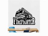 Fire Engine Wall Mural Amazon Fire Truck Wall Decal Fire Engine Vinyl Sticker