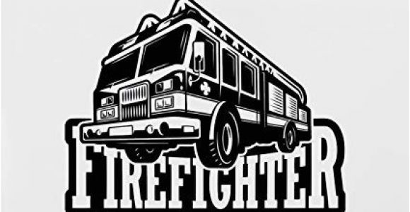 Fire Engine Wall Mural Amazon Fire Truck Wall Decal Fire Engine Vinyl Sticker