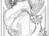 Fire Fairy Coloring Pages Wip Art Nouveau Fire by Saeriellyn On Deviantart