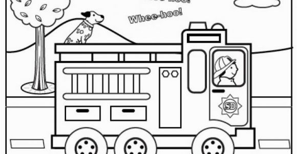 Fire Hydrant Coloring Page Fire Truck Coloring Page for Preschoolers