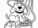 Fire Hydrant Coloring Page Firedog Clifford Coloring Page