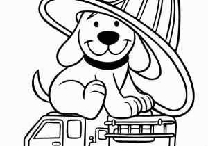 Fire Hydrant Coloring Page Firedog Clifford Coloring Page