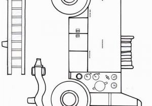 Fire Hydrant Coloring Page Firetruck Coloring Page for Treat Bags