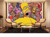 Fire Station Wall Mural Homer Simpson Wall Mural Kids Wall Murals Amazon Kitchen