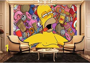 Fire Station Wall Mural Homer Simpson Wall Mural Kids Wall Murals Amazon Kitchen