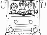 Fire Truck Coloring Book Pages Fireman Sam Fireman Sam and Friends On Fire Trucks Coloring Page