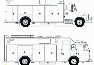 Fire Truck Coloring Pages for Preschoolers Coloring Fire Trucks Printable Fire Truck Coloring Page