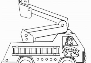 Fire Truck Coloring Pages for Preschoolers Free Fire Truck Coloring Pages Printable Coloring Chrsistmas