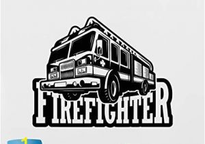 Fire Truck Mural for Wall Amazon Fire Truck Wall Decal Fire Engine Vinyl Sticker
