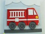 Fire Truck Wall Murals 3d Wood Fire Truck Wall Decor for Kids by Eleosstudio On