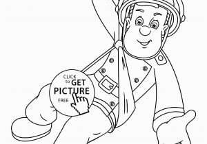 Fireman Sam Coloring Pages to Print Fireman Sam is Hero Cartoon Coloring Pages for Kids