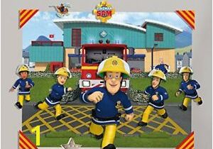 Fireman Sam Wall Mural Fireman Sam 3d Pop Out Wall Decoration Papercard Multi Colour 152