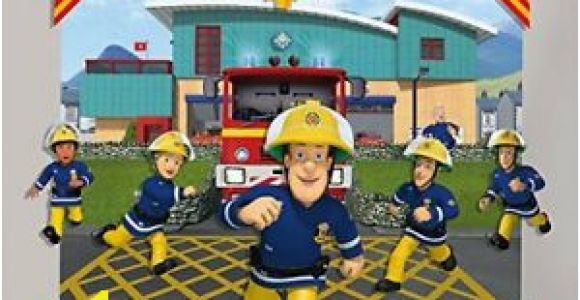 Fireman Sam Wall Mural Fireman Sam 3d Pop Out Wall Decoration Papercard Multi Colour 152