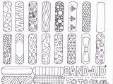 First Aid Coloring Pages for Kids Coloring Page Band Aid Invented Coloring Page for First Aid Badge