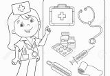 First Aid Kit Coloring Pages Free Unique First Aid Coloring Sheet Collection