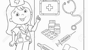 First Aid Kit Coloring Pages Free Unique First Aid Coloring Sheet Collection